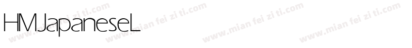 HMJapanese Light字体转换